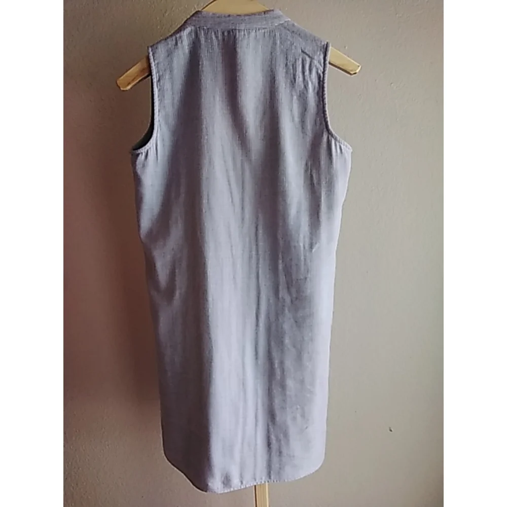 💕NWOT Uncle Frank Dress Size XS Blue Pink Floral Embroidered Sleeveless - Picture 5 of 12